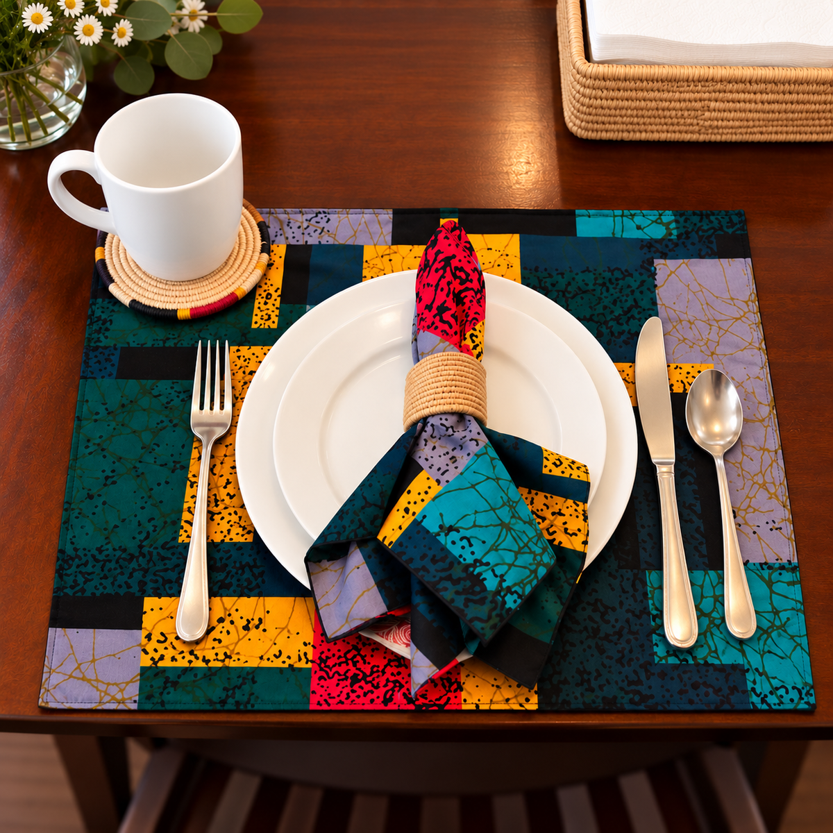 Tooro African Print Placemats