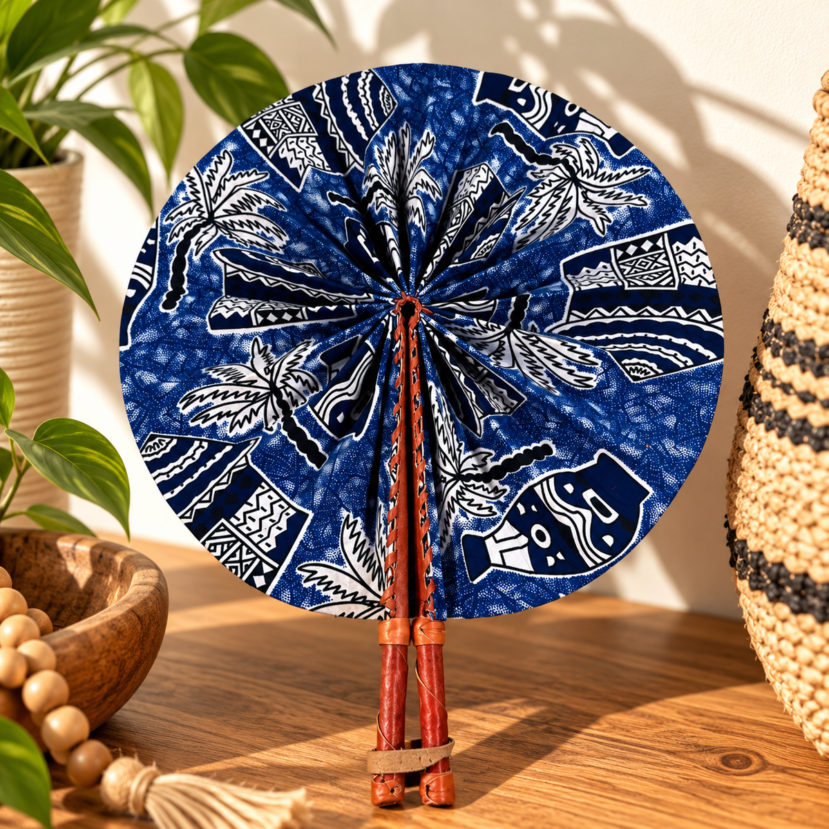 African Fabric Fan