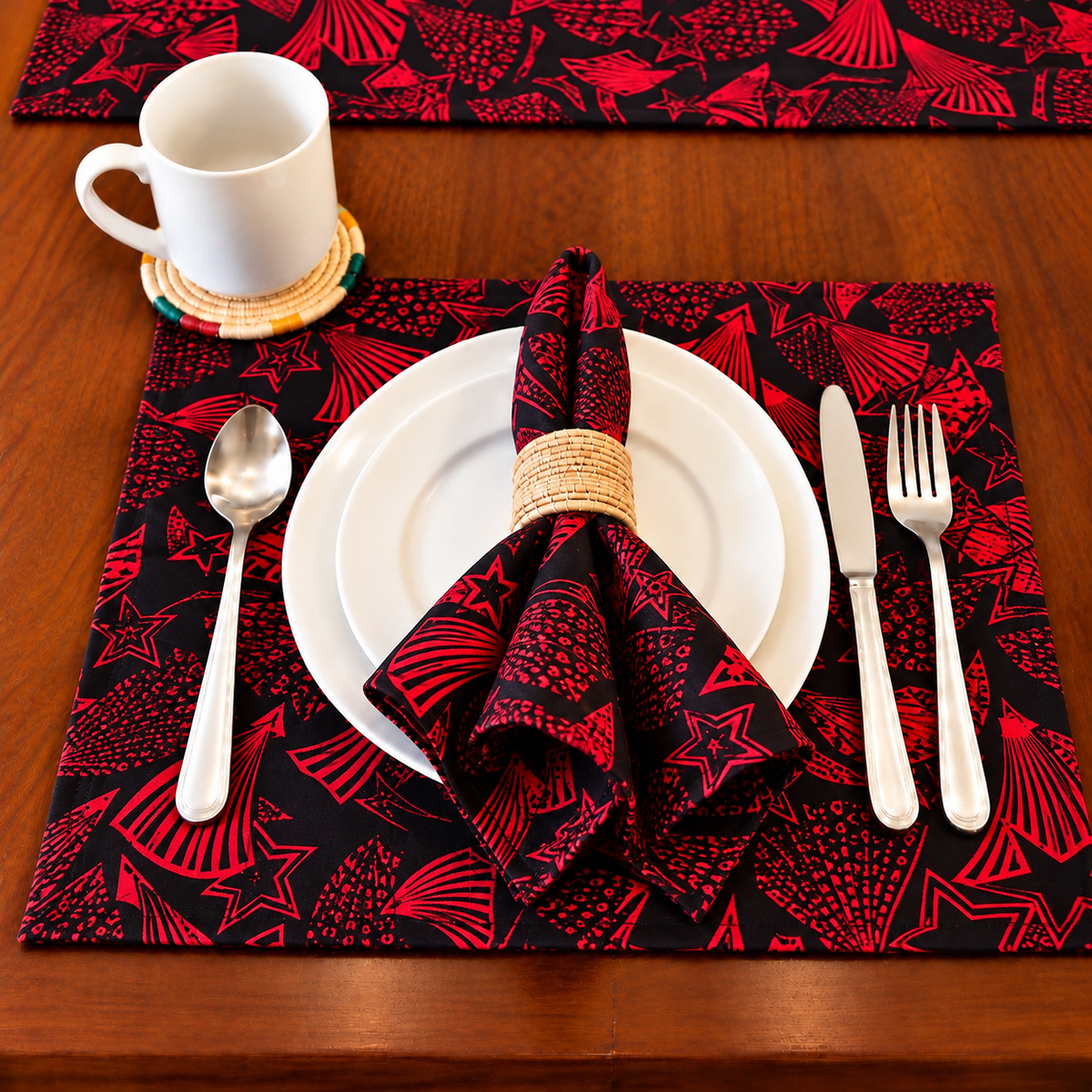 Tooro African Print Placemats