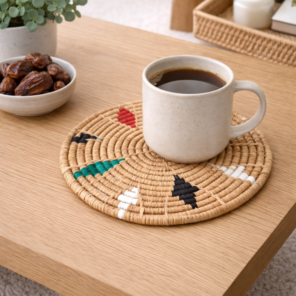 Quad-Color Ugandan Trivet