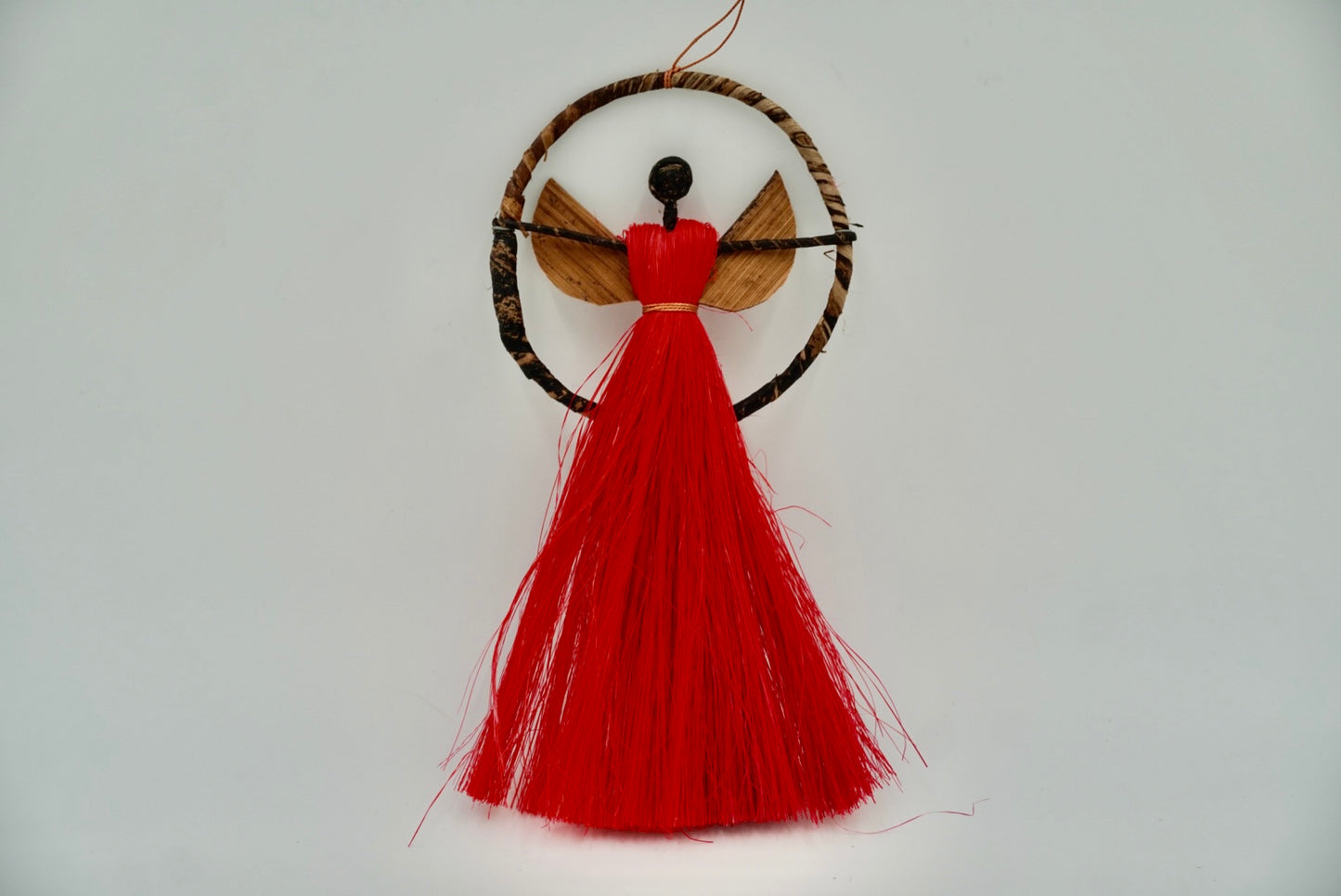 Ugandan Banana Fiber Angel Ornament