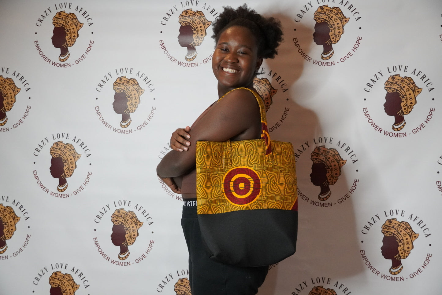 Ugandan Fabric Ensaho Purse