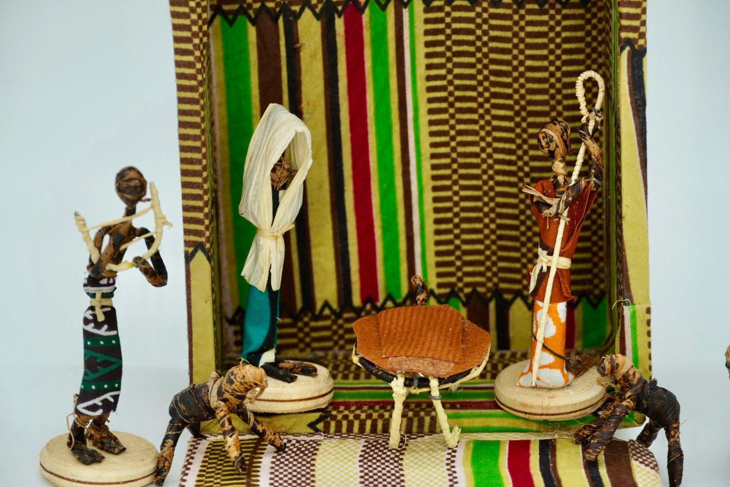 Ugandan Banana Fiber Nativity