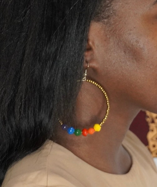 Rainbow Love Earrings