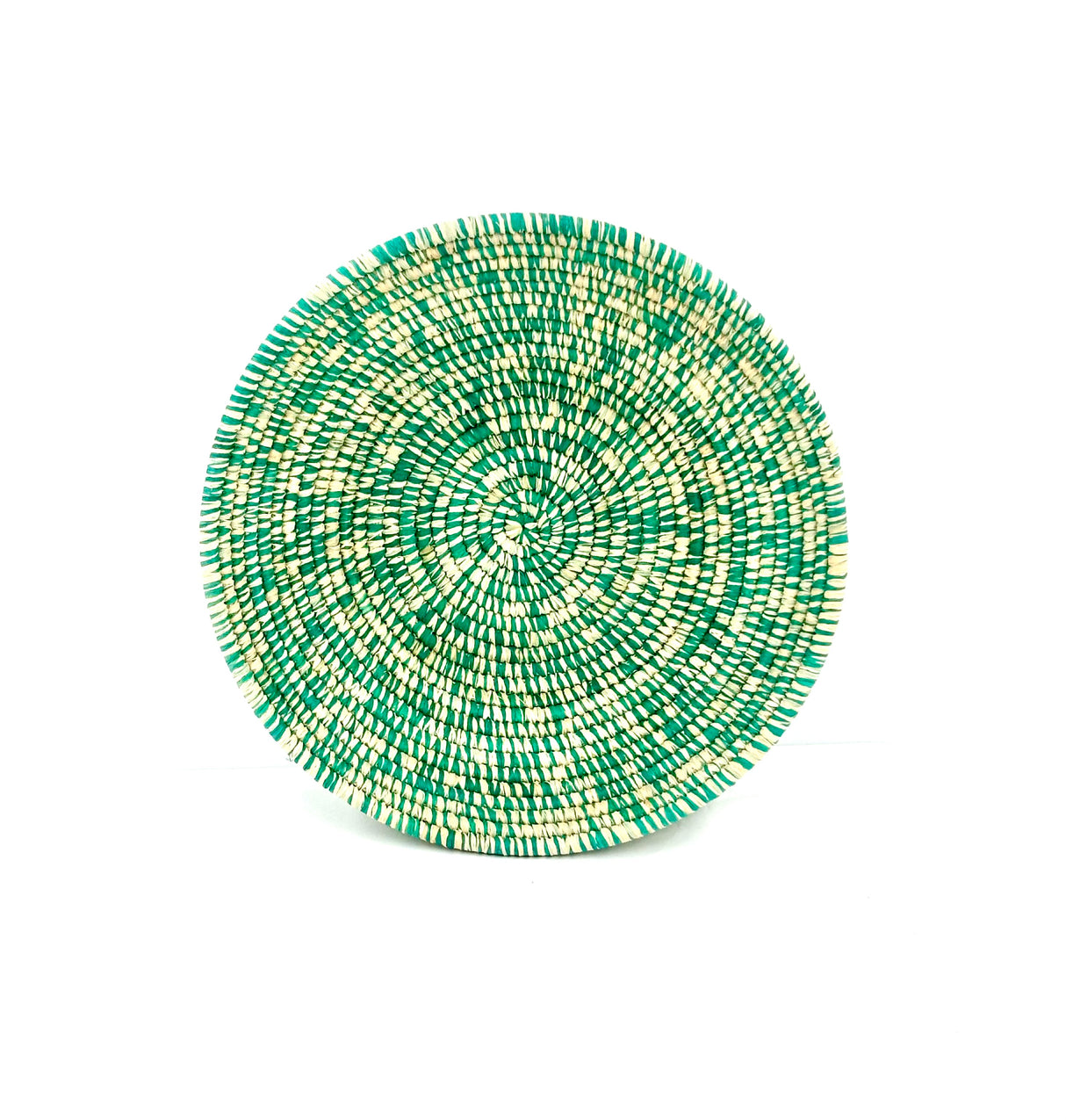 Green Swirl Basket