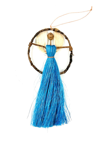 Ugandan Banana Fiber Angel Ornament