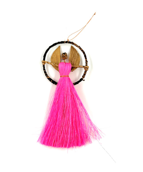 Ugandan Banana Fiber Angel Ornament