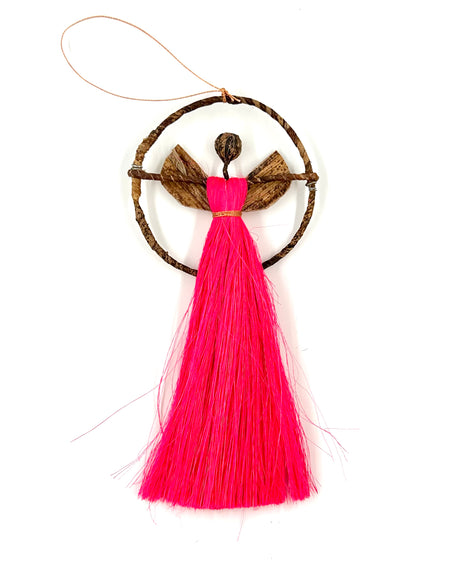 Ugandan Banana Fiber Angel Ornament