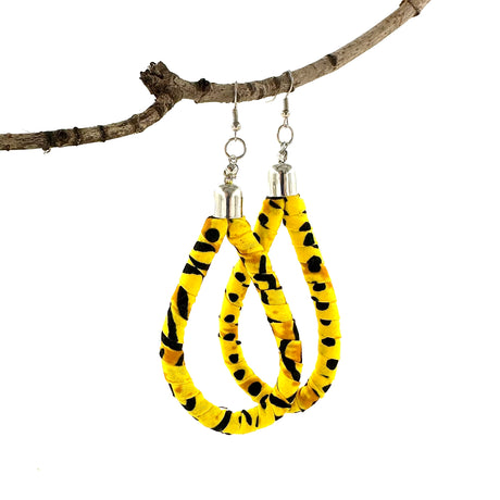 Kitenge Loop Earrings