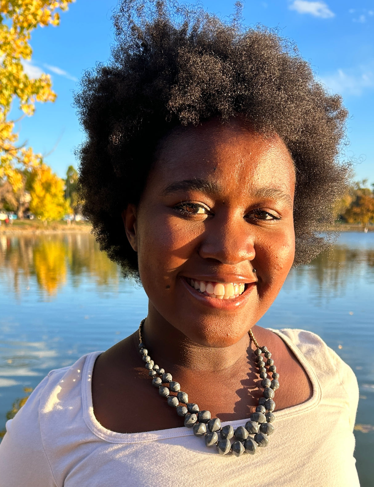 Double Strand Ugandan Paper Beads (6 Colors)