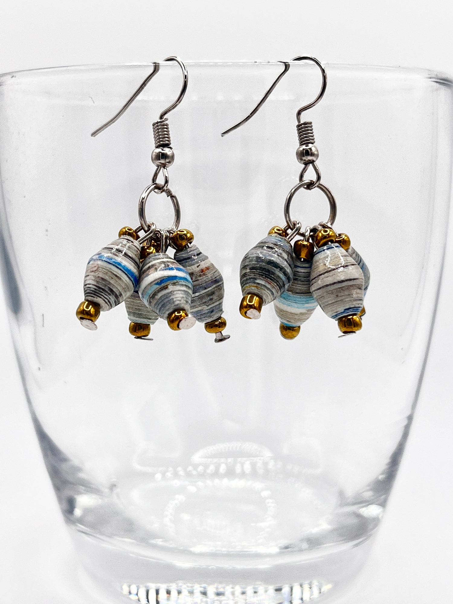 Ekitinisa Paper Bead Earrings