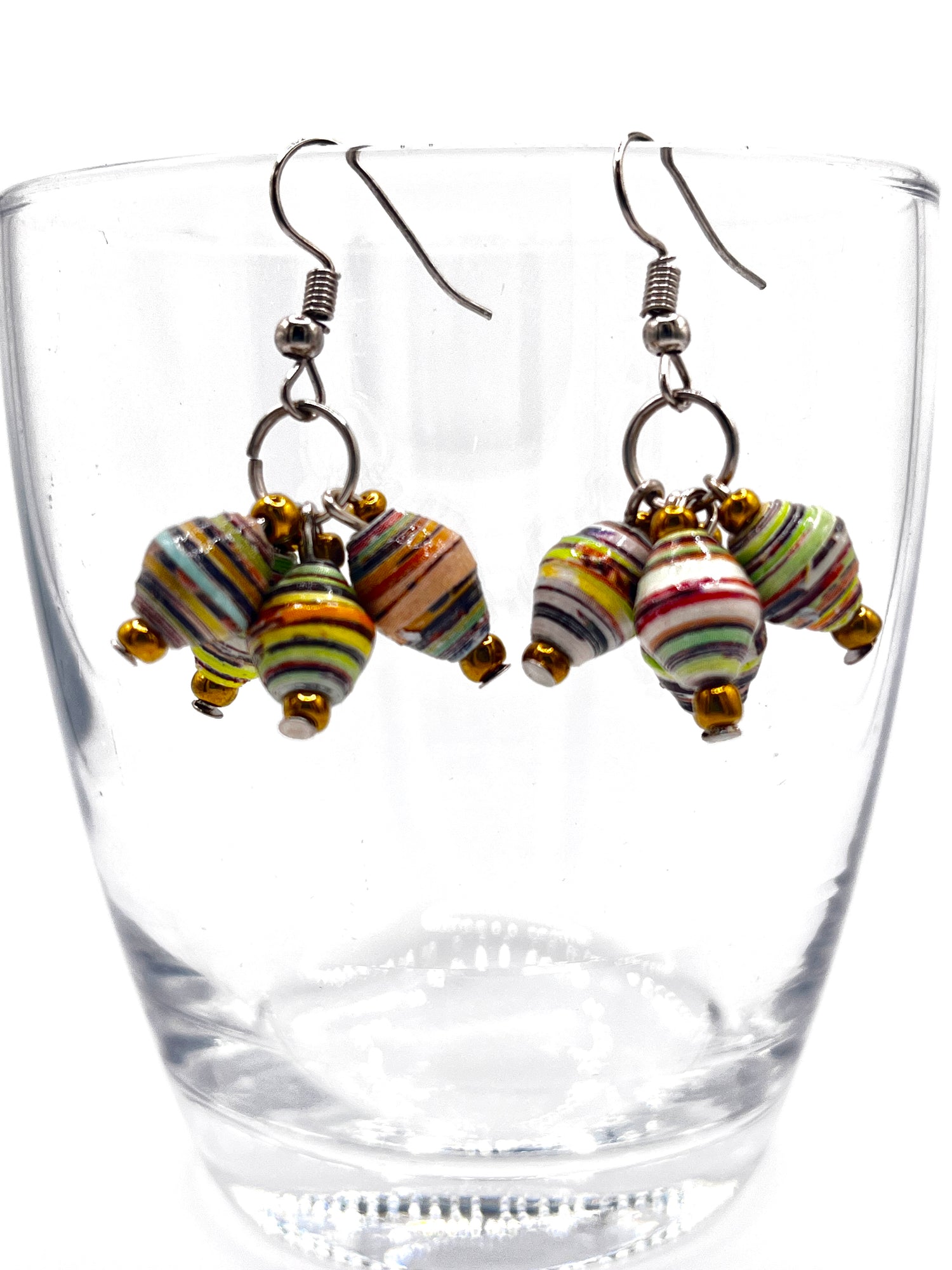Ekitinisa Paper Bead Earrings