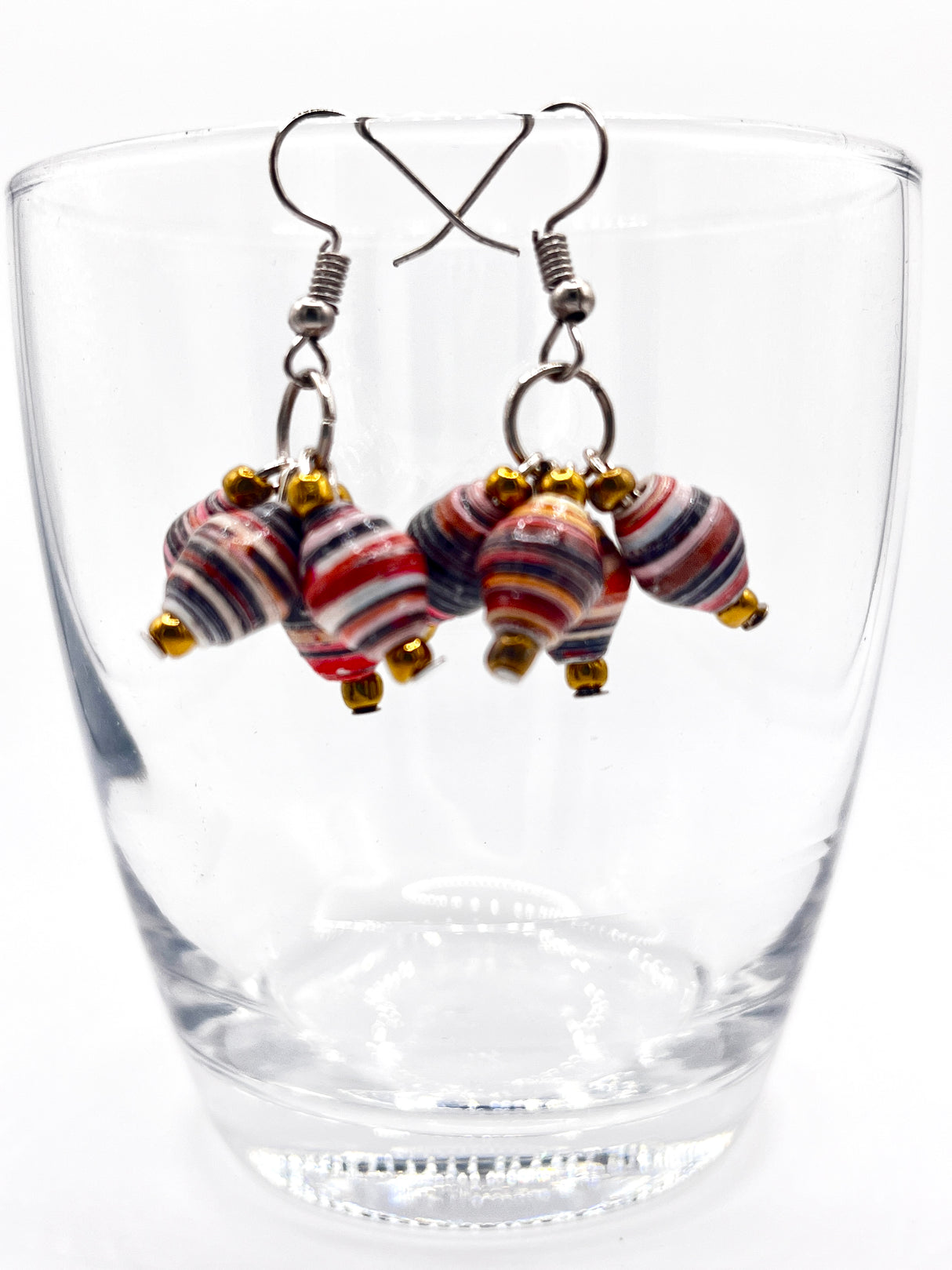Ekitinisa Paper Bead Earrings