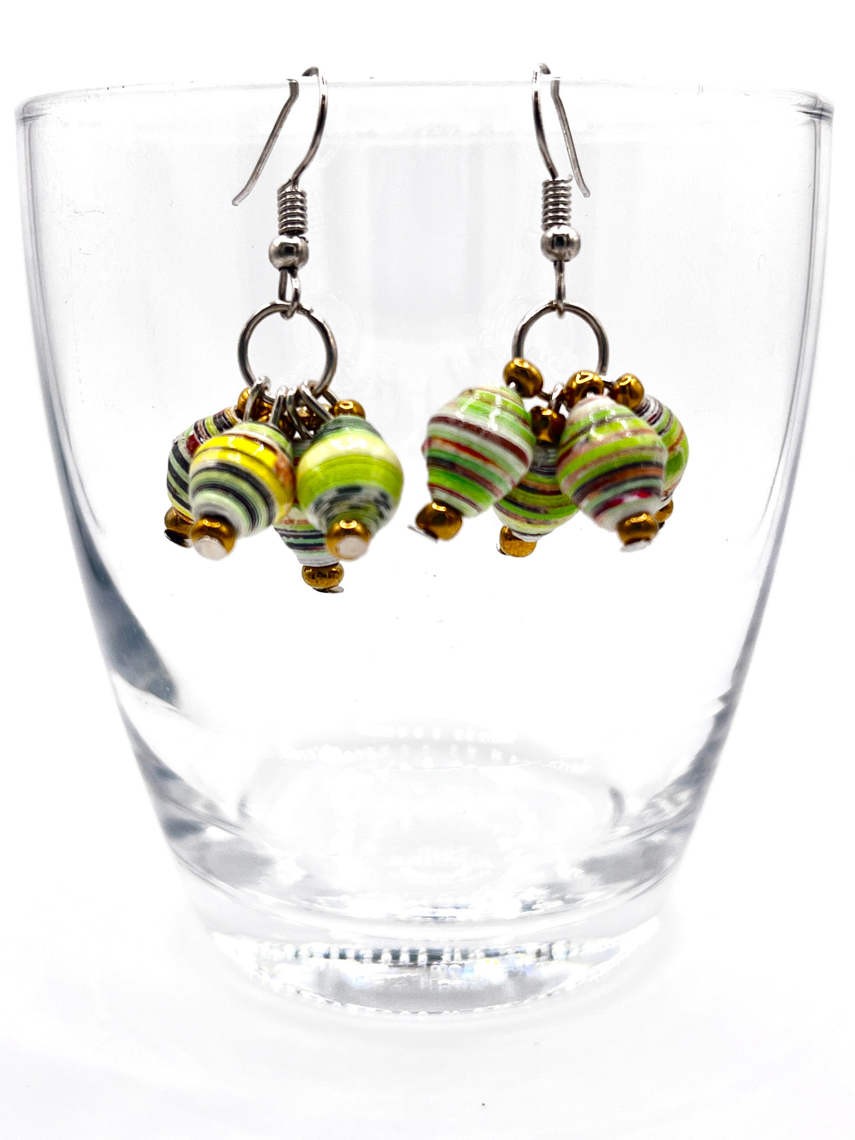 Ekitinisa Paper Bead Earrings