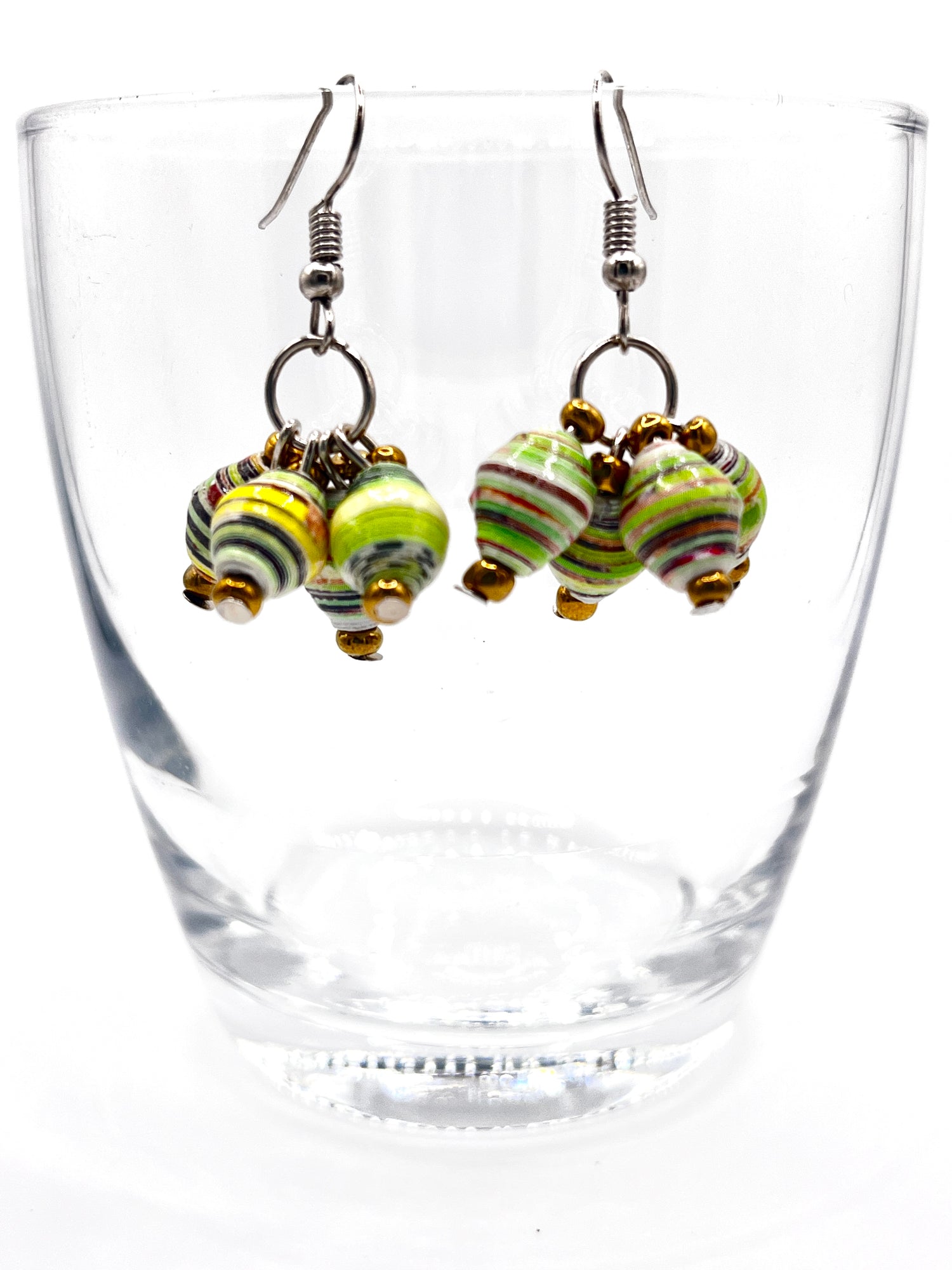 Ekitinisa Paper Bead Earrings