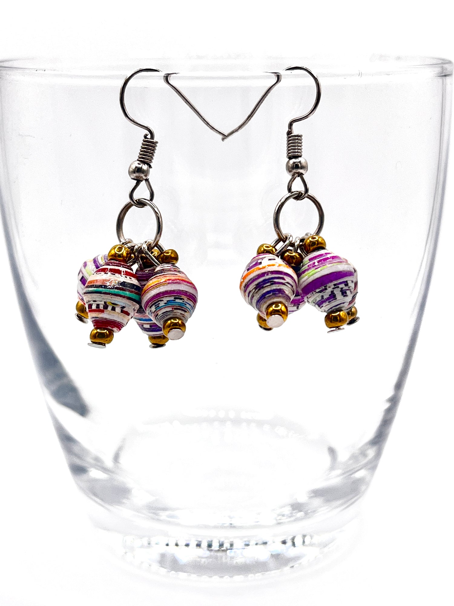 Ekitinisa Paper Bead Earrings