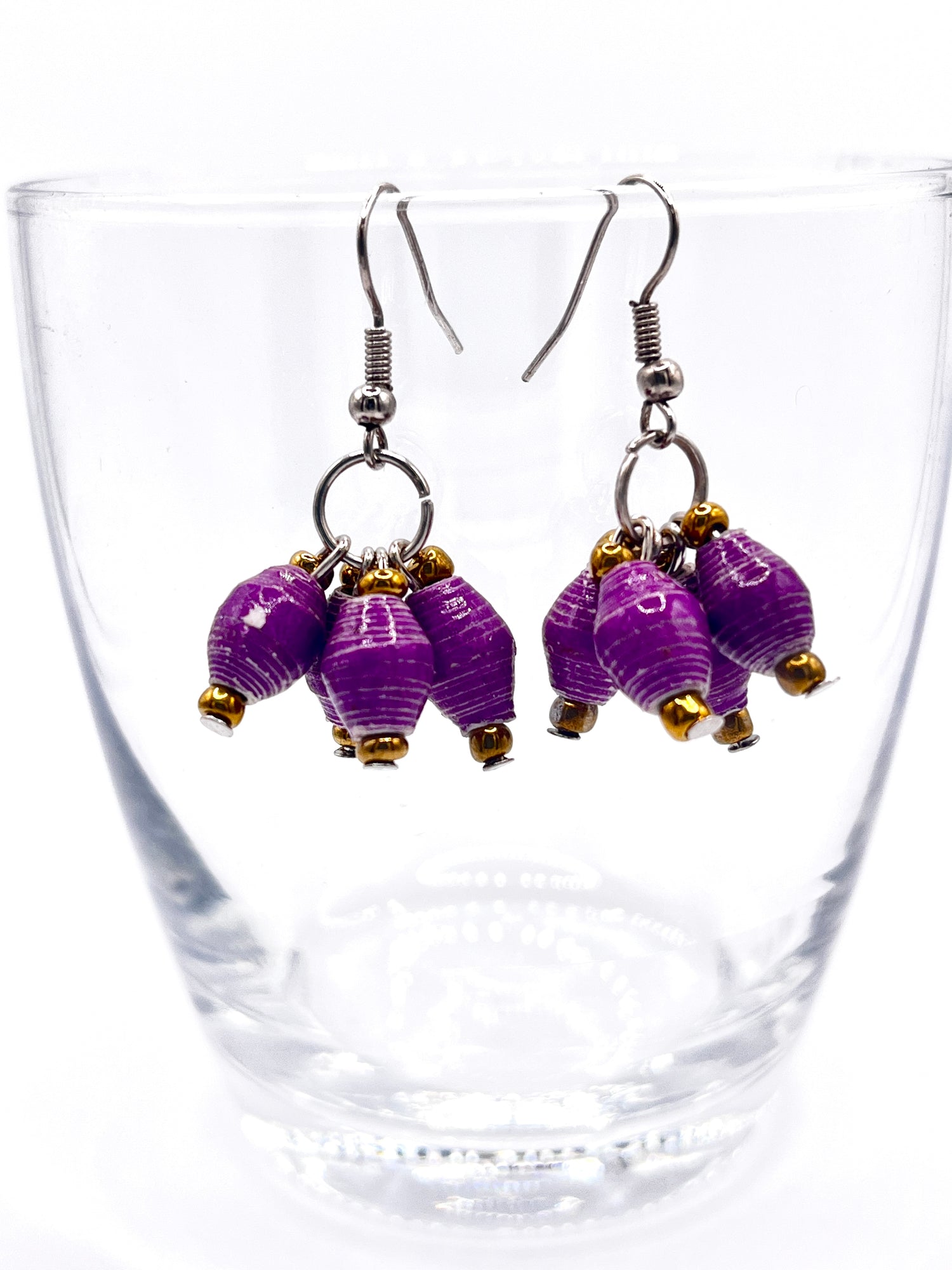Ekitinisa Paper Bead Earrings