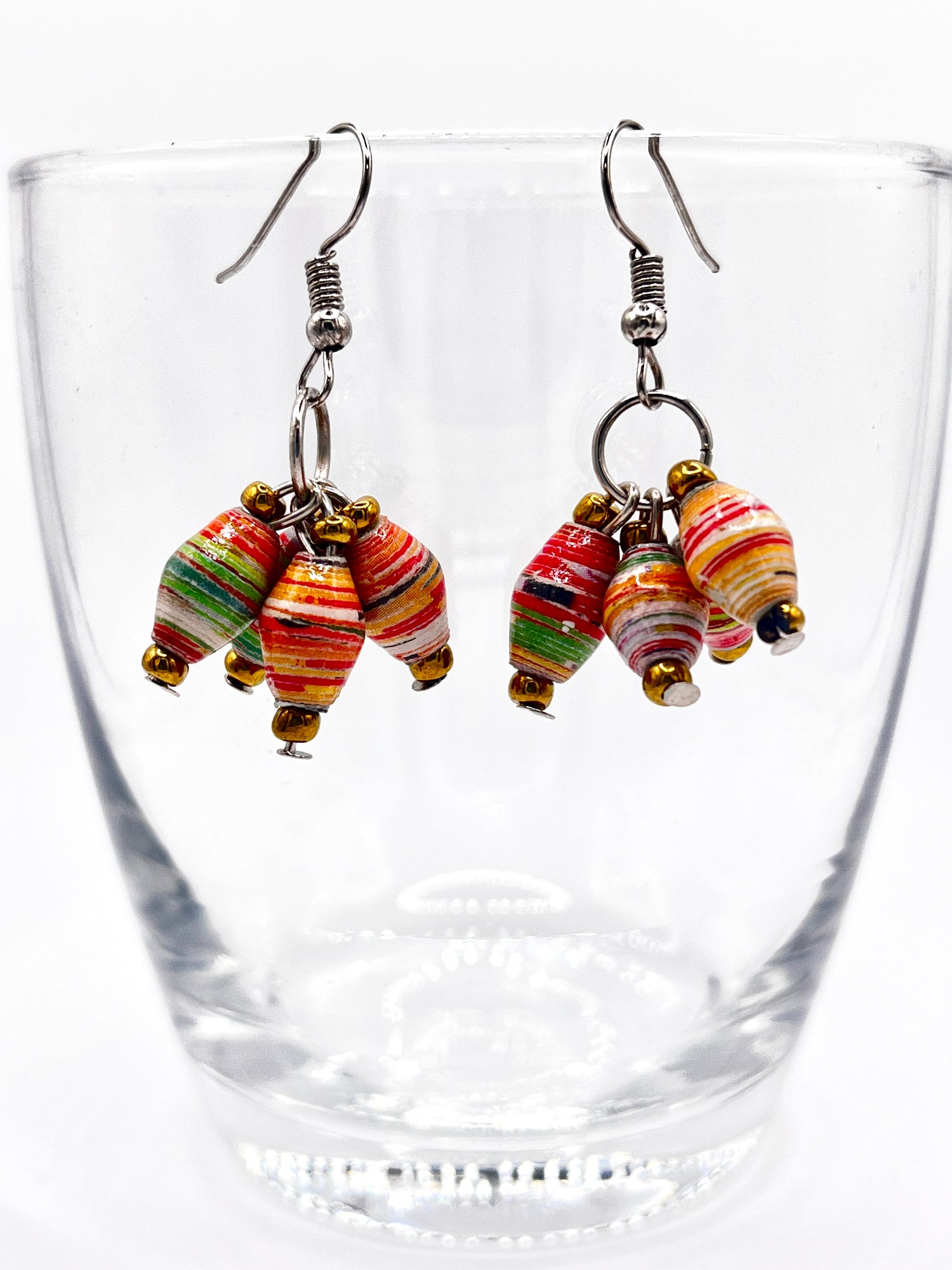 Ekitinisa Paper Bead Earrings