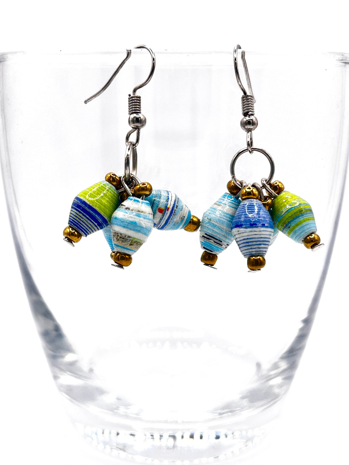 Ekitinisa Paper Bead Earrings