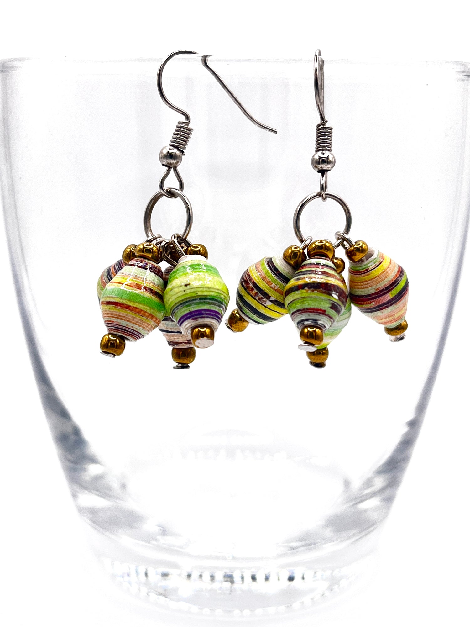 Ekitinisa Paper Bead Earrings