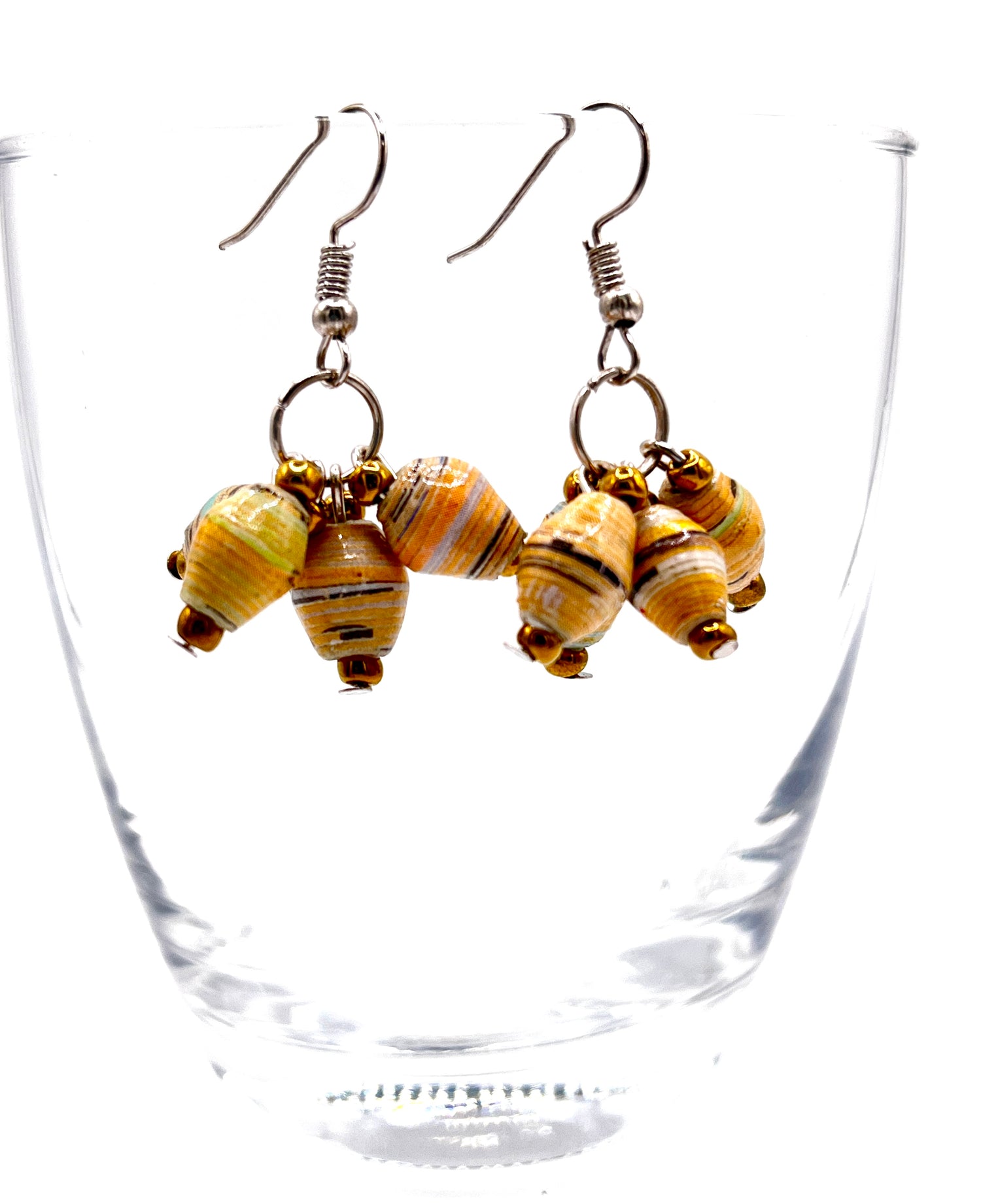 Ekitinisa Paper Bead Earrings