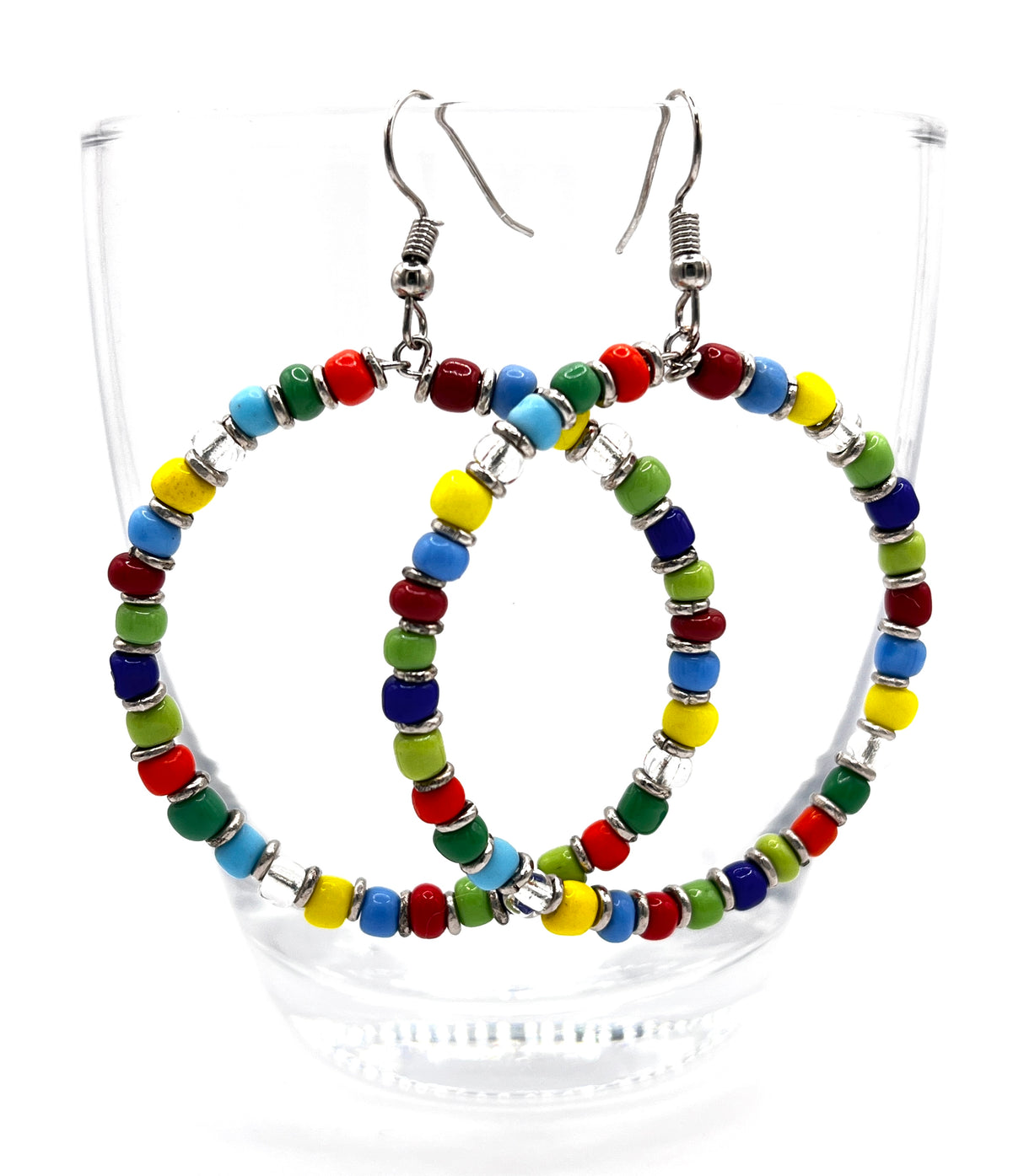 Erangi Ugandan Glass Bead Earrings