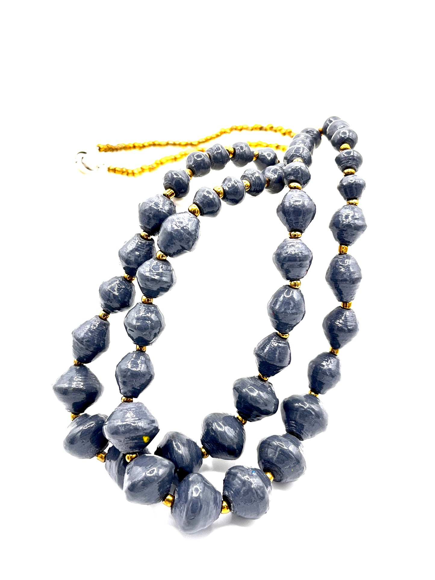 Double Strand Ugandan Paper Beads (6 Colors)