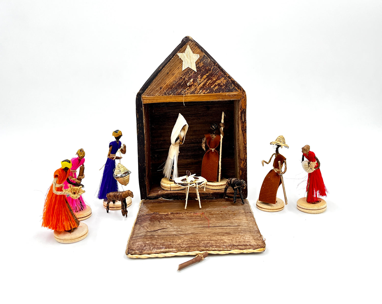 Ugandan Banana Fiber Nativity