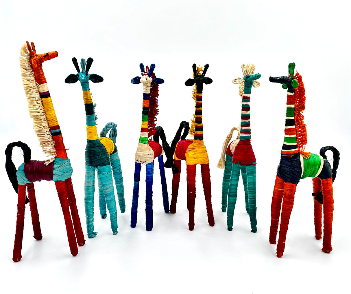 Raffia Colored Giraffe