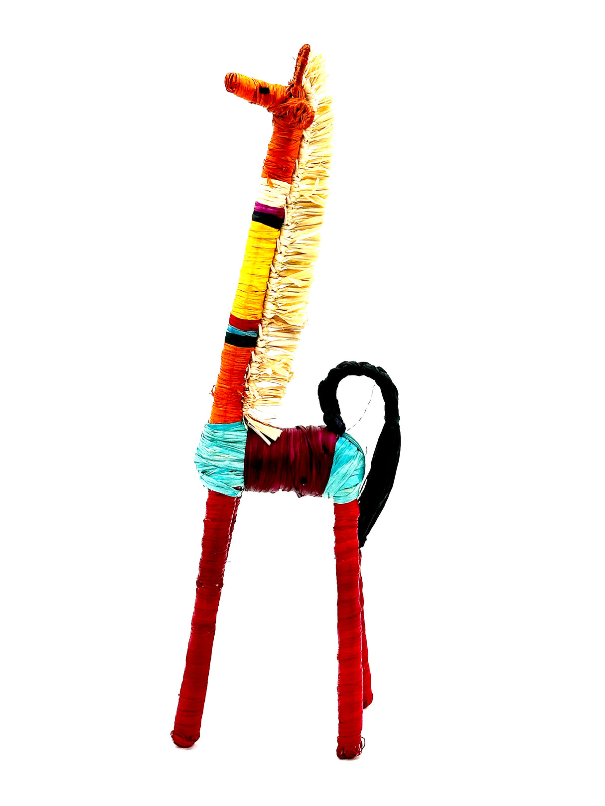 Raffia Colored Giraffe