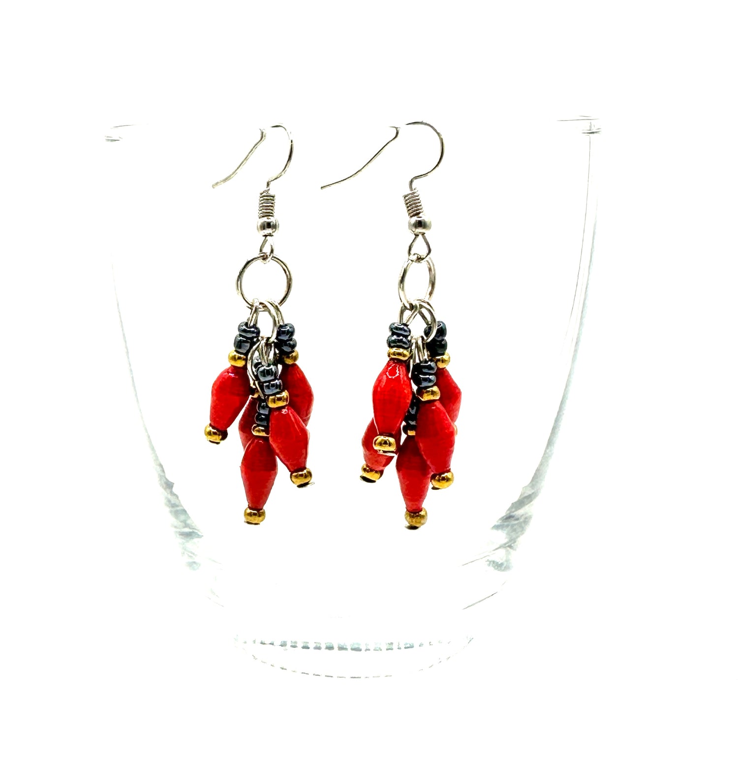 Amaizi Paper Bead Earrings