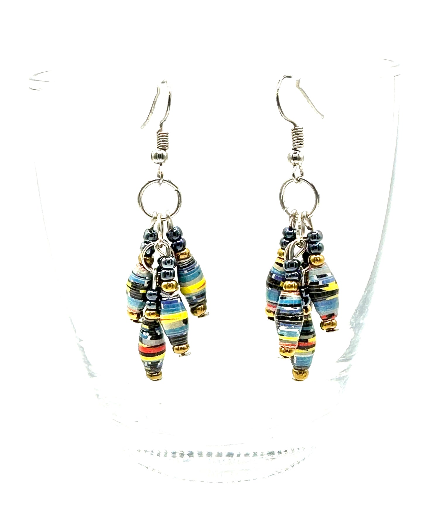 Amaizi Paper Bead Earrings