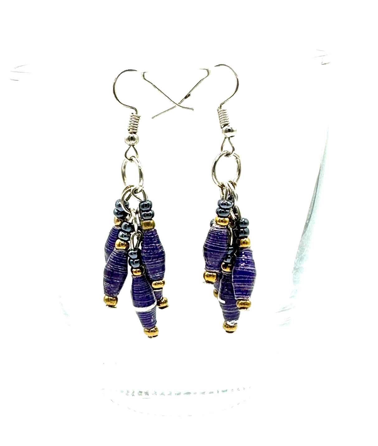 Amaizi Paper Bead Earrings