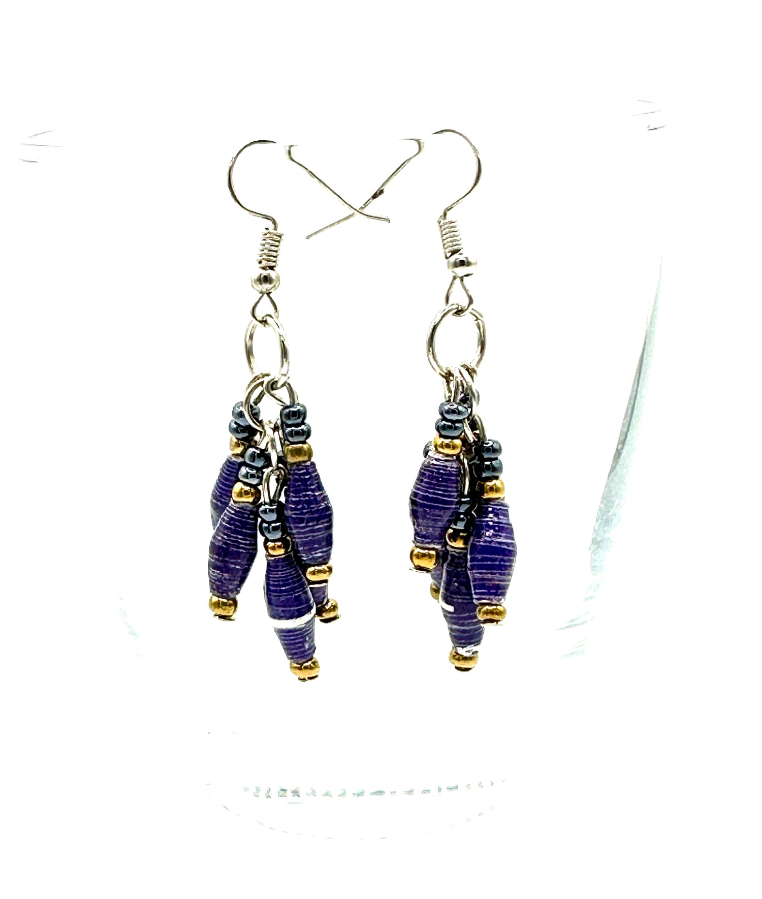 Amaizi Paper Bead Earrings