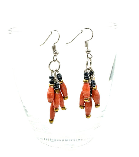 Amaizi Paper Bead Earrings