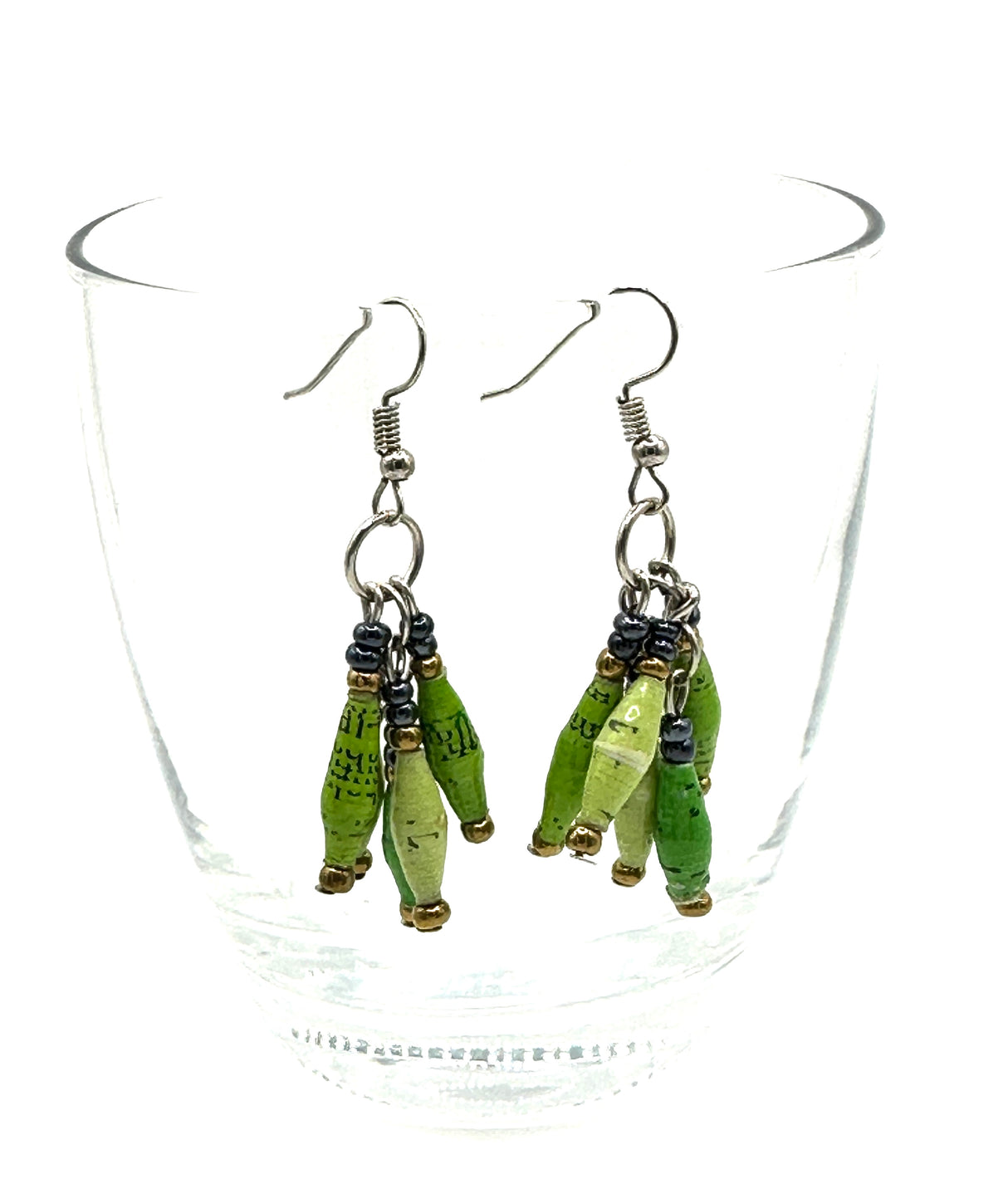 Amaizi Paper Bead Earrings