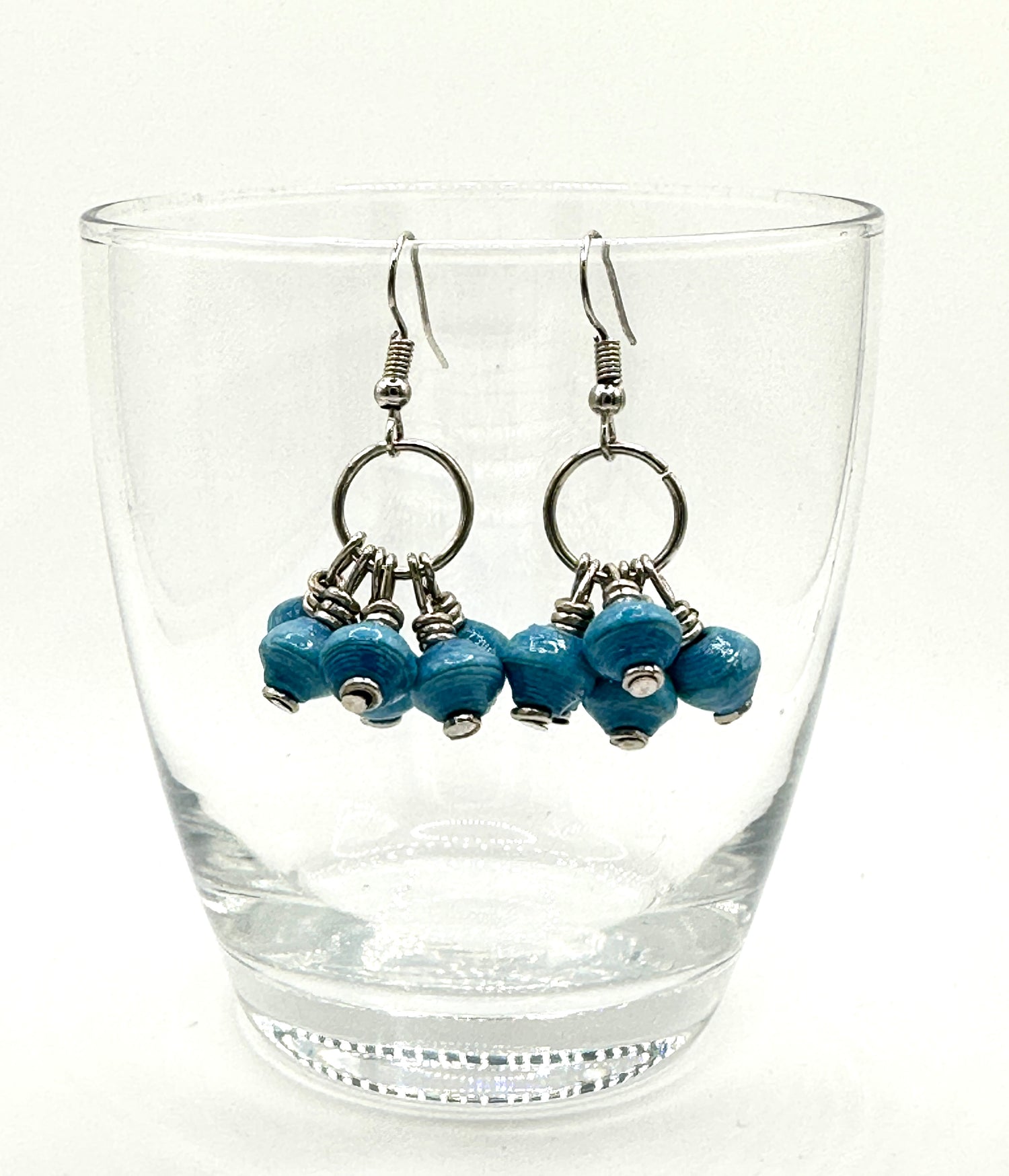 Mukaaga Paper Bead Earrings