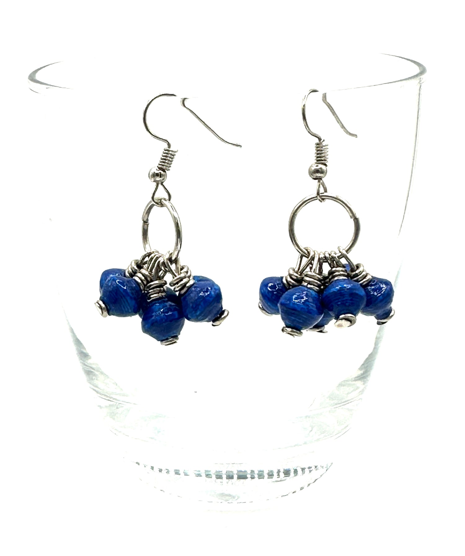 Mukaaga Paper Bead Earrings