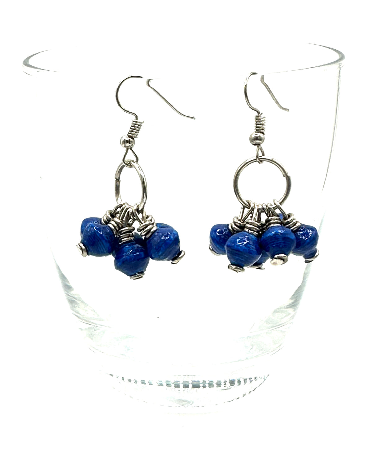 Mukaaga Paper Bead Earrings