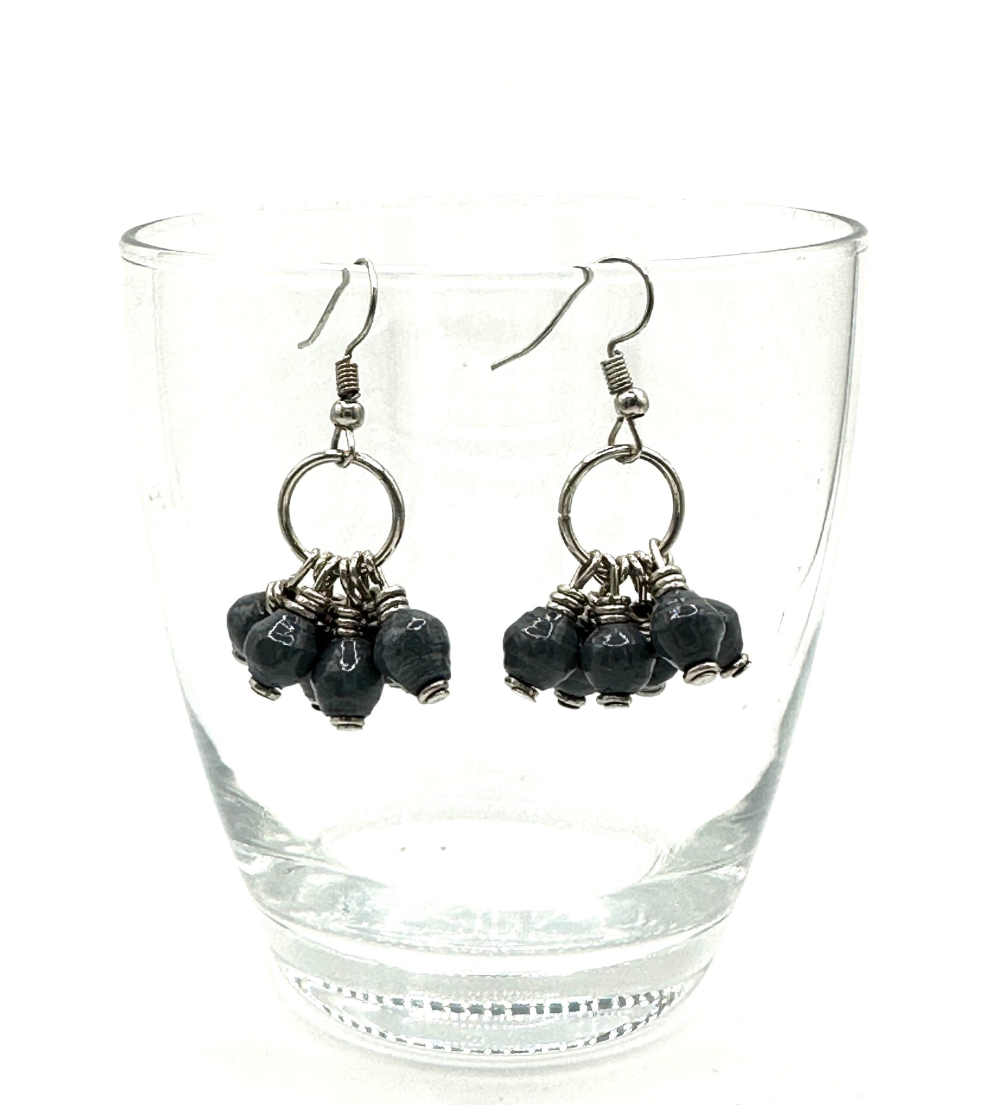 Mukaaga Paper Bead Earrings