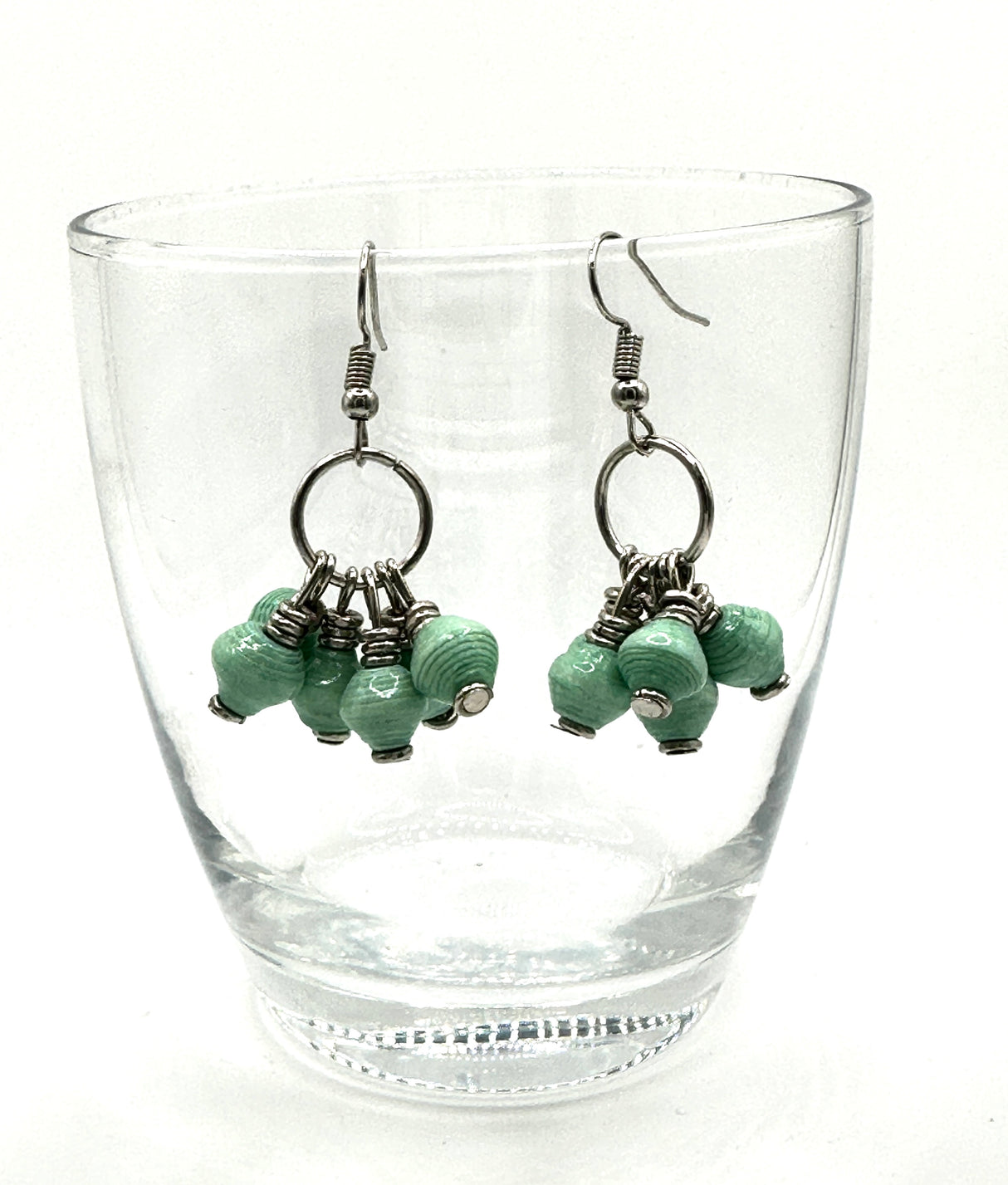 Mukaaga Paper Bead Earrings