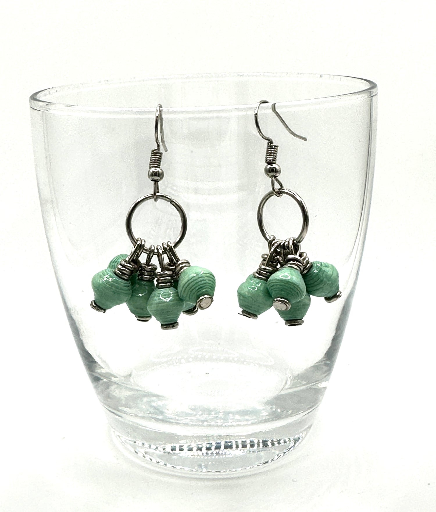 Mukaaga Paper Bead Earrings