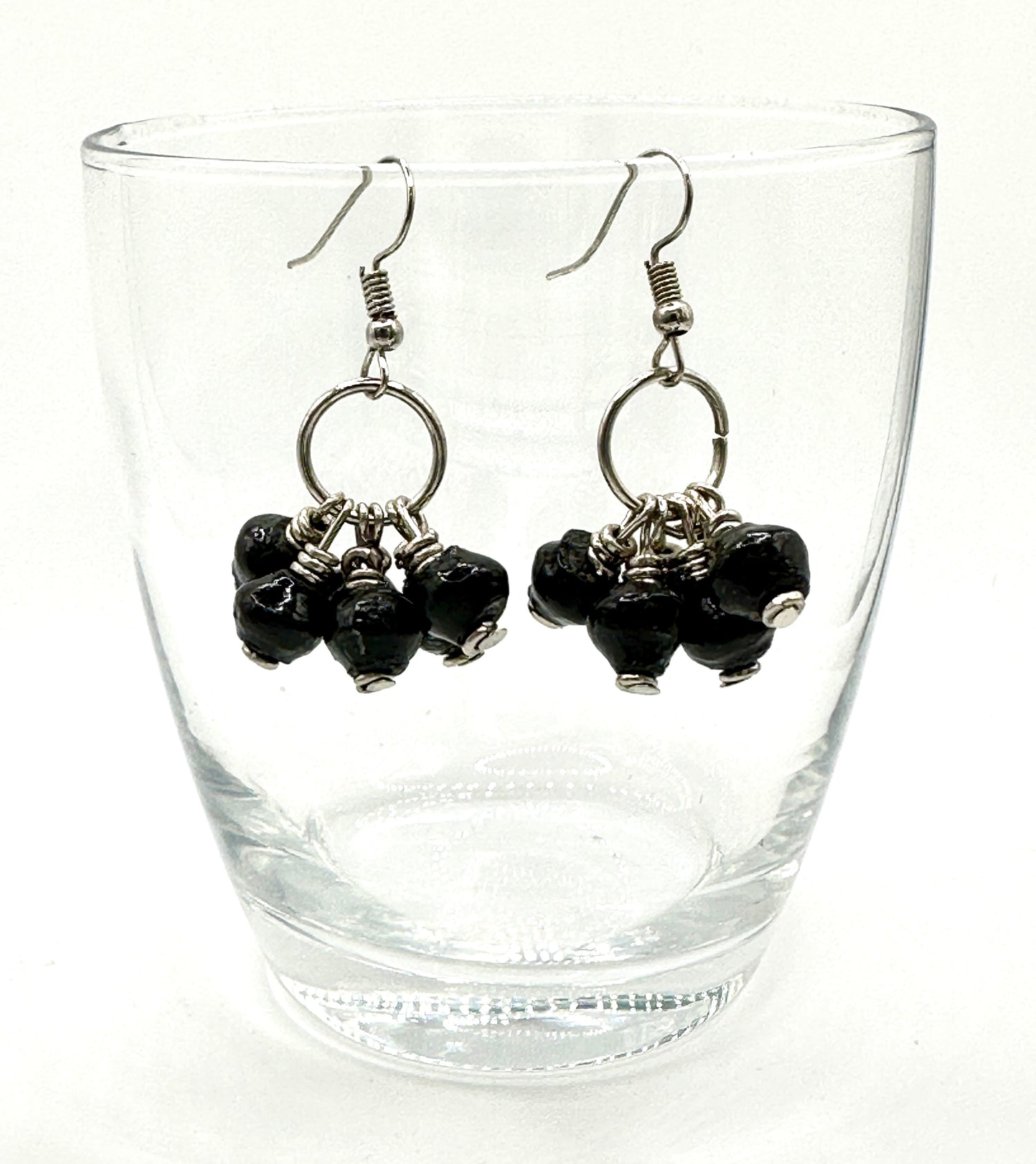 Mukaaga Paper Bead Earrings