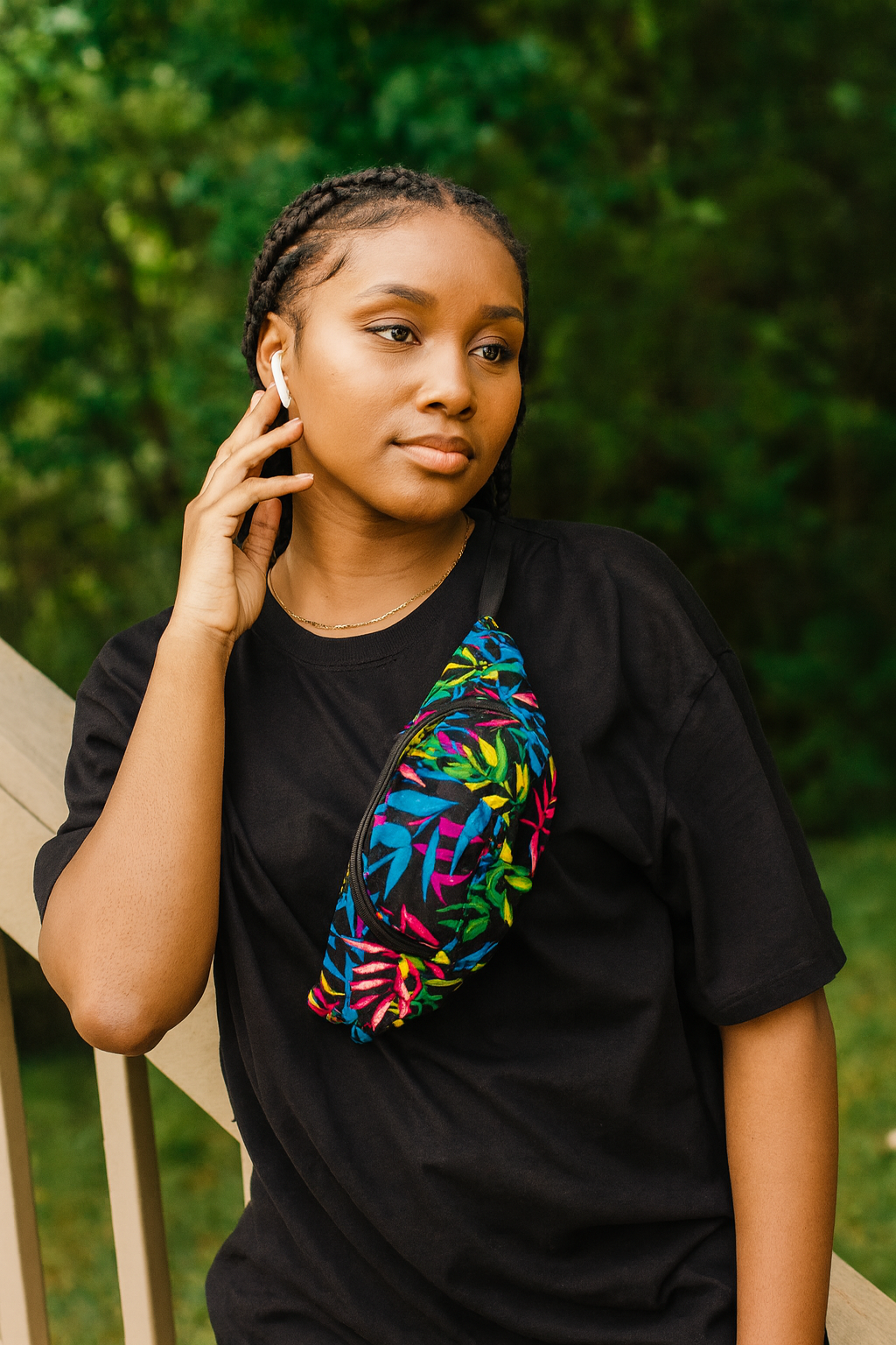 Ugandan Fabric Crossbody Slingbag