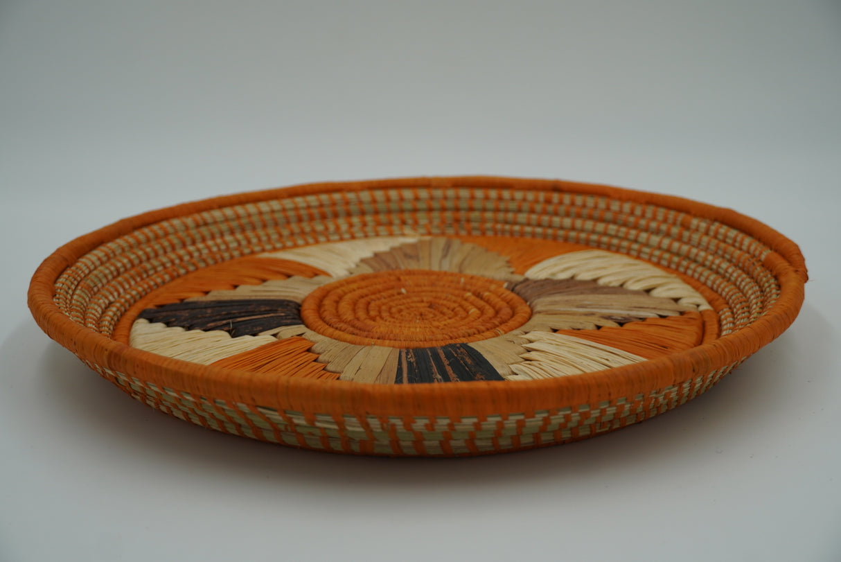 Rose Ugandan Platter Basket