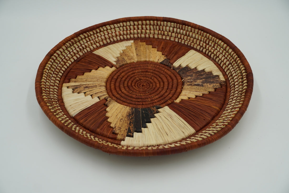 Rose Ugandan Platter Basket