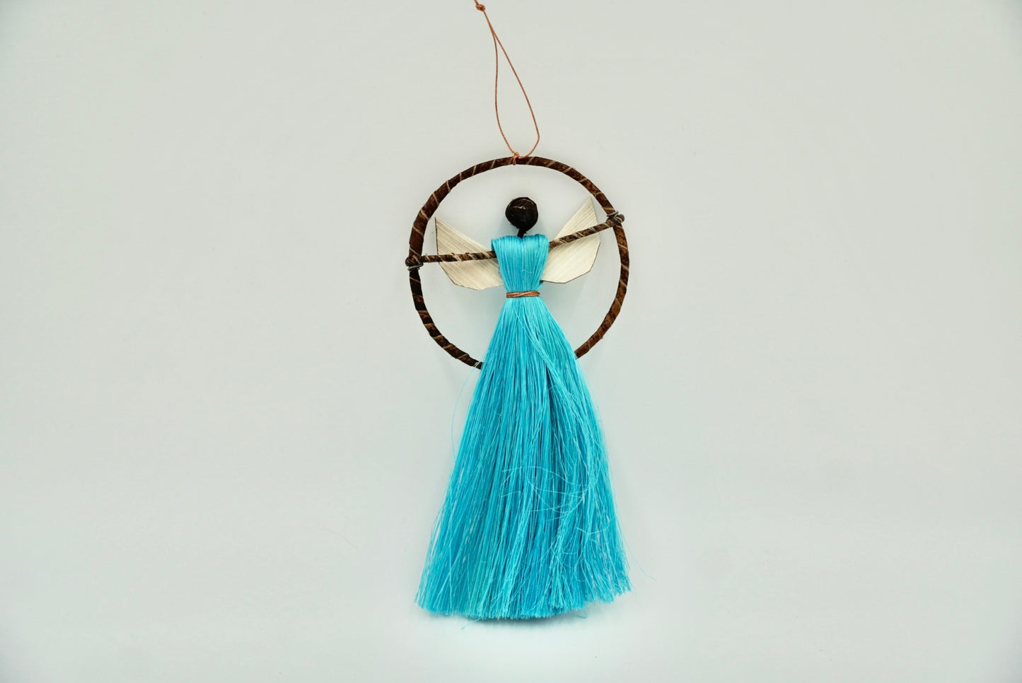 Ugandan Banana Fiber Angel Ornament