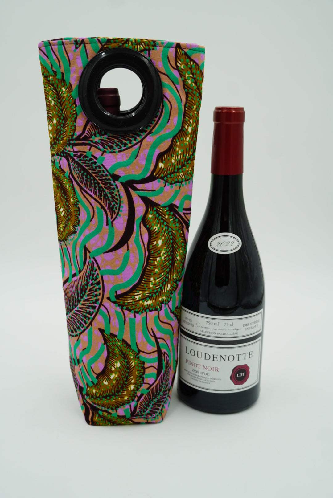 Ugandan Fabric Wine Holder