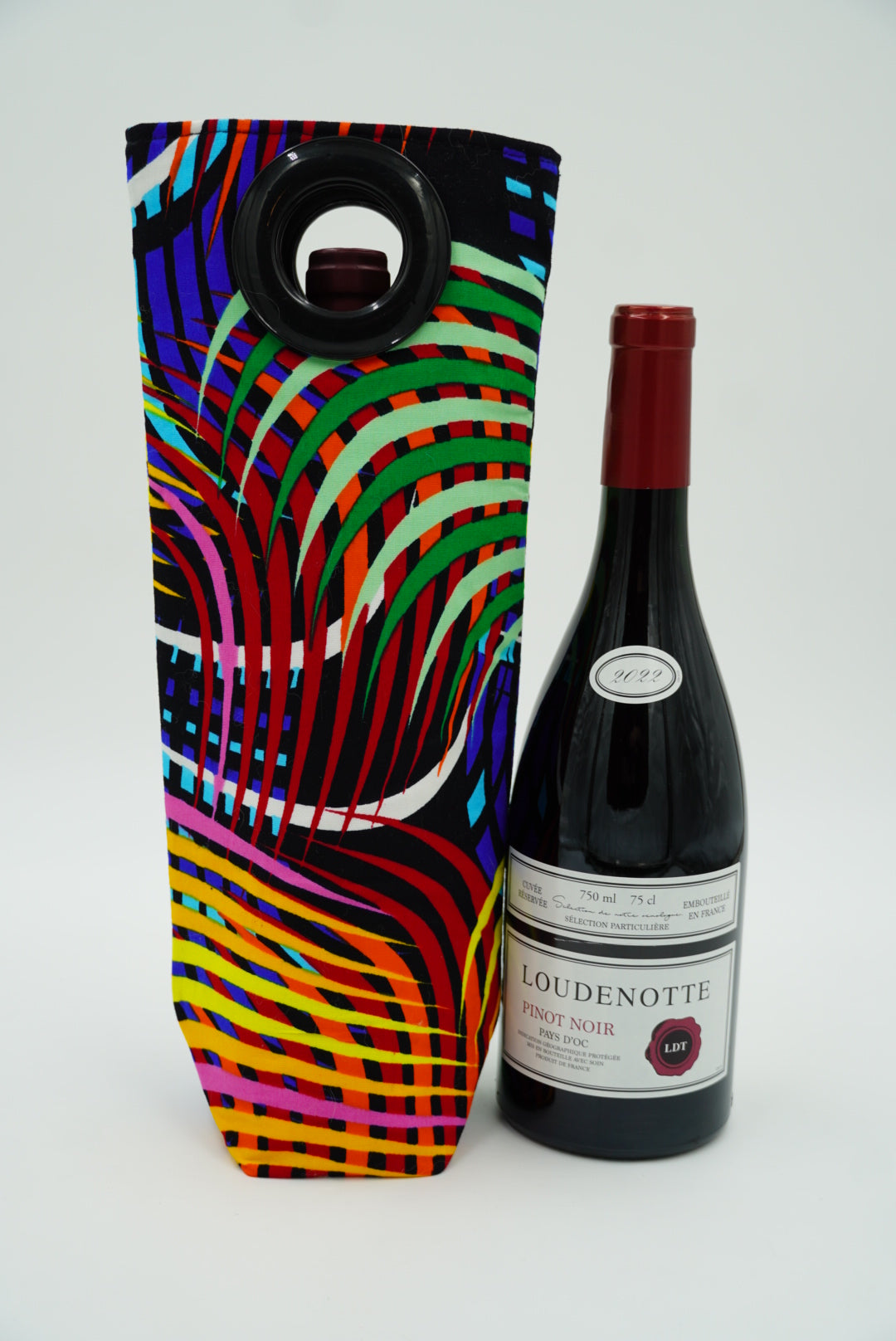 Ugandan Fabric Wine Holder