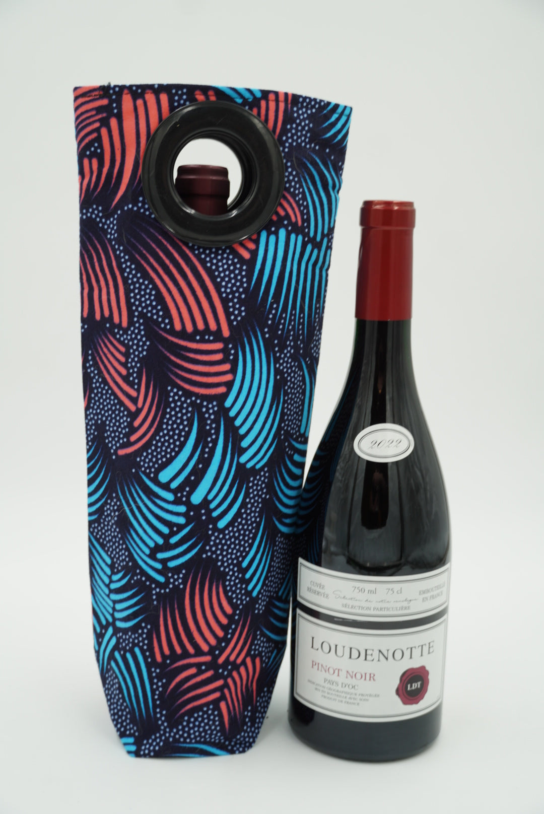 Ugandan Fabric Wine Holder